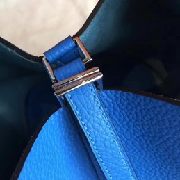 Replica Hermes Royal Blue Picotin Lock 22 Smooth Leather Bag