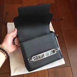 Replica Hermes Black Roulis 18 Bag