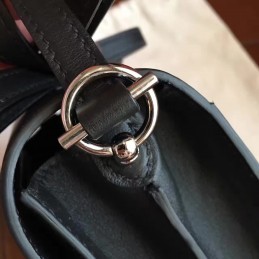 Replica Hermes Black Roulis 18 Bag