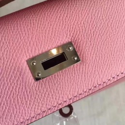 Replica Hermes Pink Kelly Pochette Bag