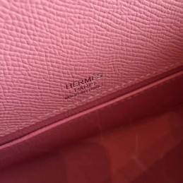 Replica Hermes Pink Kelly Pochette Bag