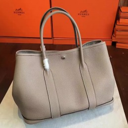 Replica Hermes Tan Garden Party 30 Smooth Leather Bag