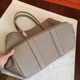 Replica Hermes Tan Garden Party 30 Smooth Leather Bag