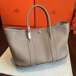 Replica Hermes Tan Garden Party 30 Smooth Leather Bag