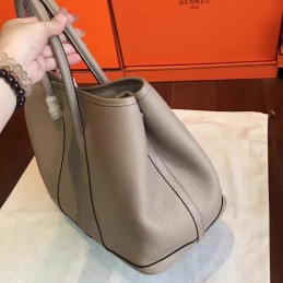 Replica Hermes Tan Garden Party 30 Smooth Leather Bag