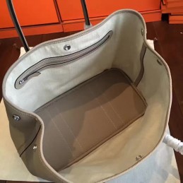 Replica Hermes Tan Garden Party 30 Smooth Leather Bag