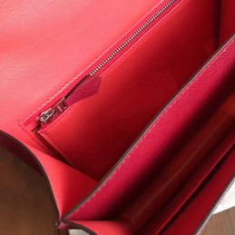 Replica Hermes Red Tan Constance Mini 18 Bag