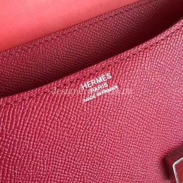 Replica Hermes Red Tan Constance Mini 18 Bag