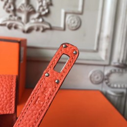 Replica Hermes Orange Kelly Wallet