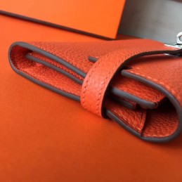 Replica Hermes Orange Kelly Wallet