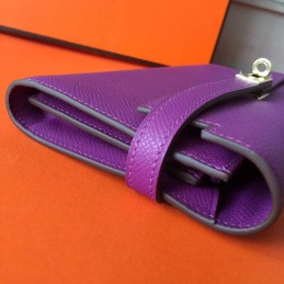 Replica Hermes Purple Kelly Wallet