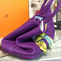 Replica Hermes Purple Garden Party 36 Bag