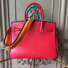 Replica Hermes Red Multicolor Birkin 30 Bag
