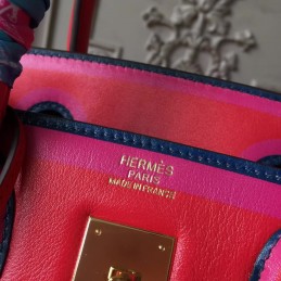 Replica Hermes Red Multicolor Birkin 30 Bag