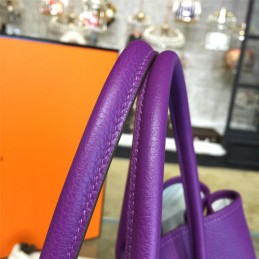 Replica Hermes Purple Garden Party 36 Bag