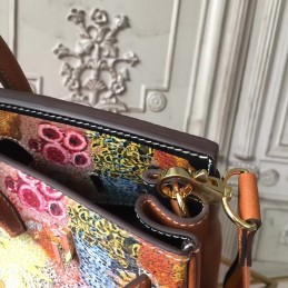 Replica Hermes White Multicolor Print Birkin 35 Bag