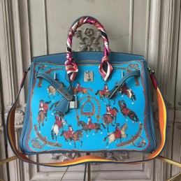 Replica Hermes Blue Print Birkin 35 Bag