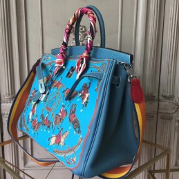 Replica Hermes Blue Print Birkin 35 Bag