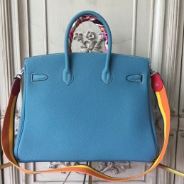 Replica Hermes Blue Print Birkin 35 Bag