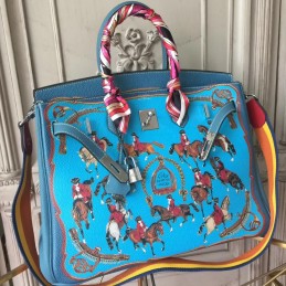 Replica Hermes Blue Print Birkin 35 Bag