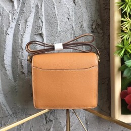 Replica Hermes Tan Roulis 18 Gold Hardware Bag