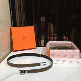 Replica Hermes Black White Reversible Silver H Buckle Leather Belt
