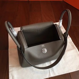 Replica Hermes Black Lindy 30 Smooth Leather Bag