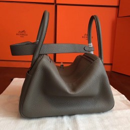 Replica Hermes Black Lindy 30 Smooth Leather Bag