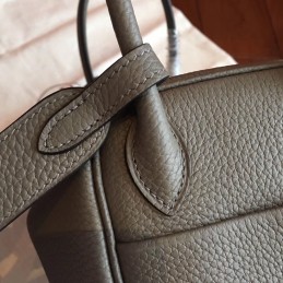 Replica Hermes Black Lindy 30 Smooth Leather Bag