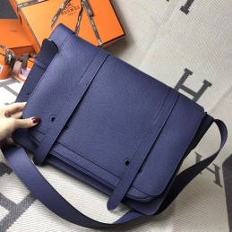 Replica Hermes Navy Steve Caporal 35 Messenger Bag