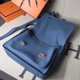 Replica Hermes Blue Steve Caporal 35 Messenger Bag