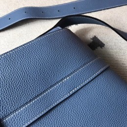 Replica Hermes Blue Steve Caporal 35 Messenger Bag