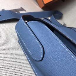 Replica Hermes Blue Steve Caporal 35 Messenger Bag