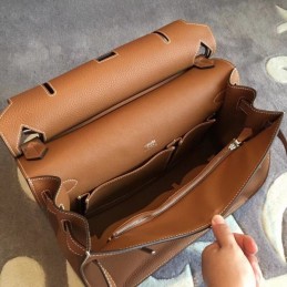 Replica Hermes Tan Jypsiere 34 Smooth Leather Bag