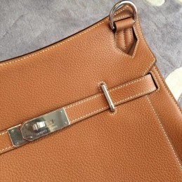 Replica Hermes Tan Jypsiere 34 Smooth Leather Bag
