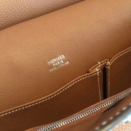 Replica Hermes Tan Jypsiere 34 Smooth Leather Bag