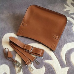 Replica Hermes Tan Jypsiere 34 Smooth Leather Bag