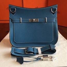Replica Hermes Blue Jypsiere 34 Bag