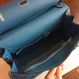 Replica Hermes Blue Jypsiere 34 Bag