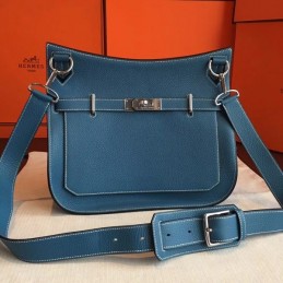 Replica Hermes Blue Jypsiere 34 Bag