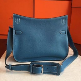 Replica Hermes Blue Jypsiere 34 Bag