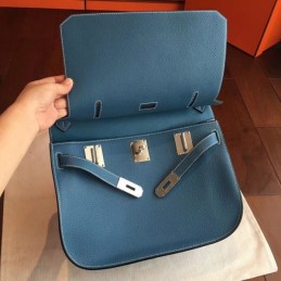 Replica Hermes Blue Jypsiere 34 Bag