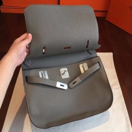 Replica Hermes Black Tan Jypsiere 34 Bag