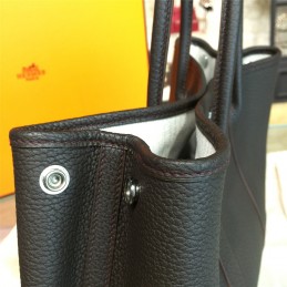Replica Hermes Black Garden Party 30 Bag With Pink Scarf