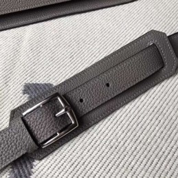Replica Hermes Gray Jypsiere 28 Smooth Leather Bag