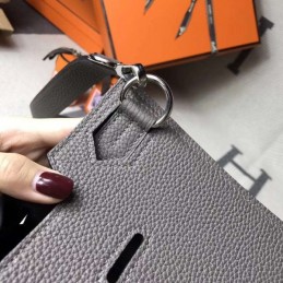 Replica Hermes Gray Jypsiere 28 Smooth Leather Bag
