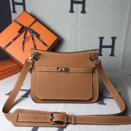 Replica Hermes Tan Jypsiere 28 Textured Leather Bag
