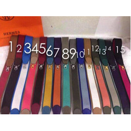 Replica Hermes Red Multicolor Leather Bag Strap