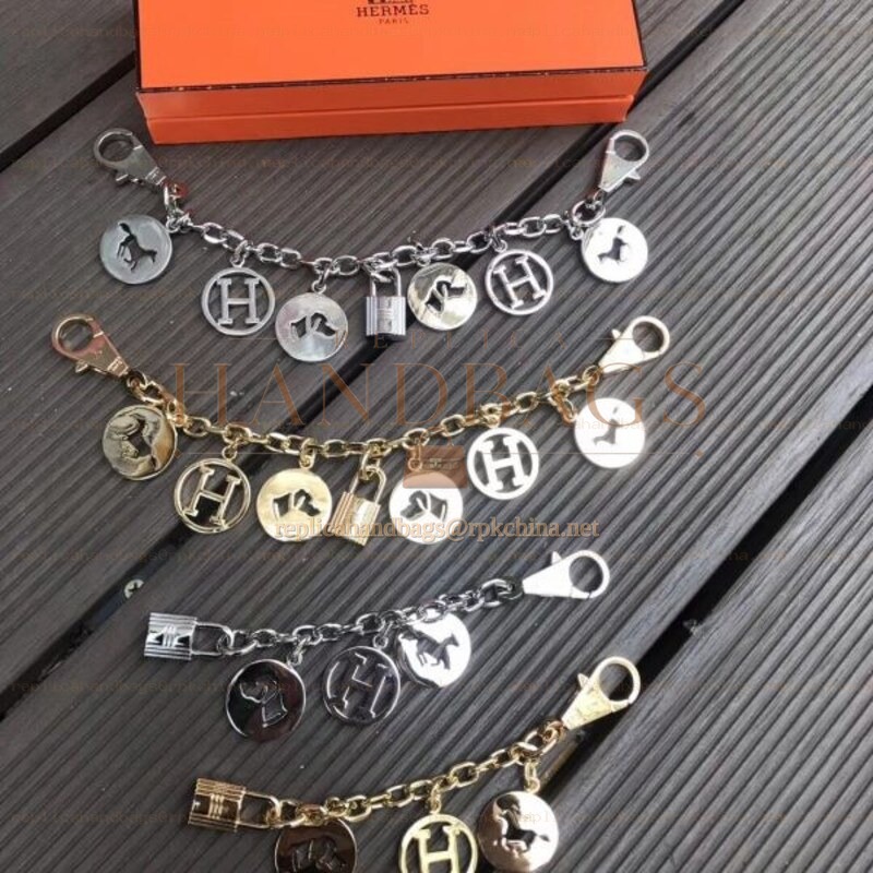 Replica Hermes Multi Charm Bag Charm Keychain