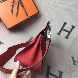 Replica Hermes Red Jypsiere 28 Smooth Leather Bag